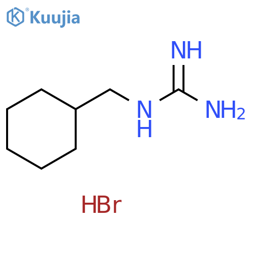 N-(cyclohexylmethyl)guanidine hydrobromide structure