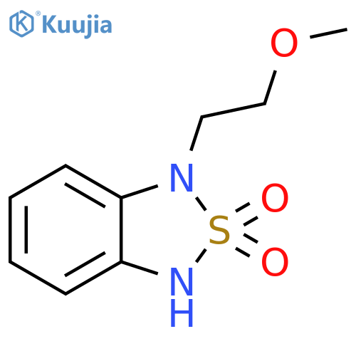 1-(2-methoxyethyl)-1,3-dihydro-2lambda6,1,3-benzothiadiazole-2,2-dione structure