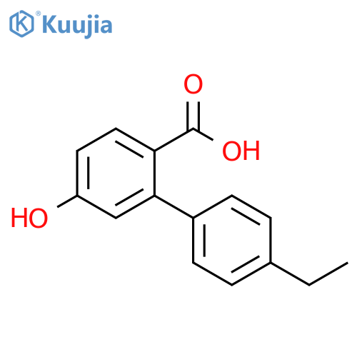 2-(4-ethylphenyl)-4-hydroxybenzoic acid structure
