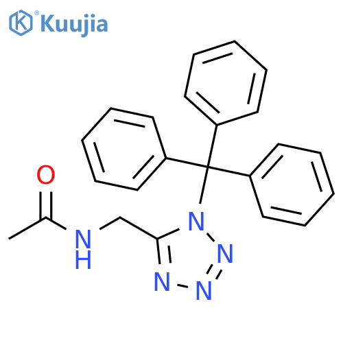 Acetamide, N-[[1-(triphenylmethyl)-1H-tetrazol-5-yl]methyl]- structure