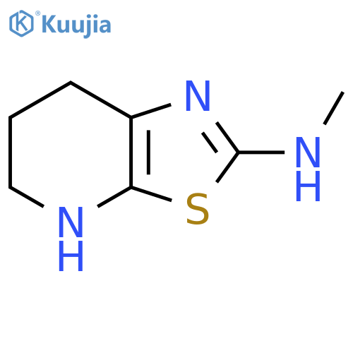 N-methyl-4H,5H,6H,7H-1,3thiazolo5,4-bpyridin-2-amine structure