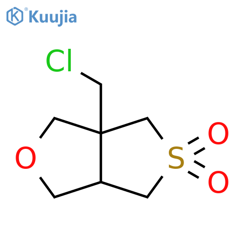 3a-(chloromethyl)-hexahydro-5lambda6-thieno3,4-cfuran-5,5-dione structure