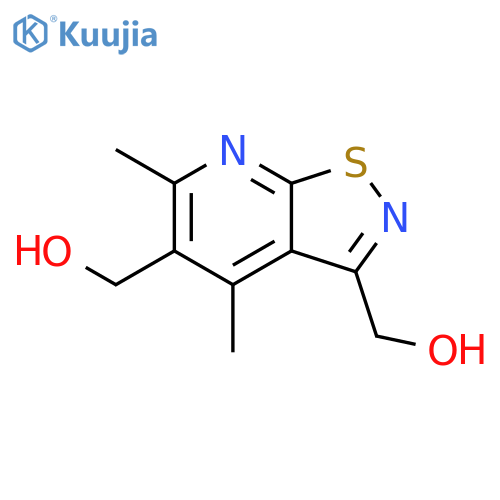 5-(hydroxymethyl)-4,6-dimethyl-1,2thiazolo5,4-bpyridin-3-ylmethanol structure