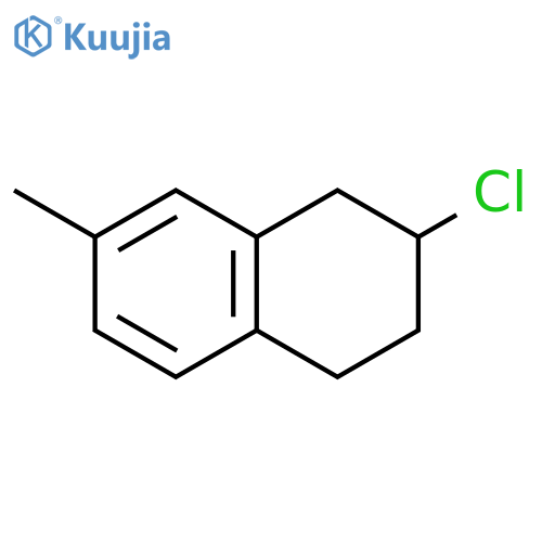 2-chloro-7-methyl-1,2,3,4-tetrahydronaphthalene structure