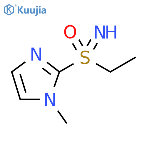 ethyl(imino)(1-methyl-1H-imidazol-2-yl)-lambda6-sulfanone structure