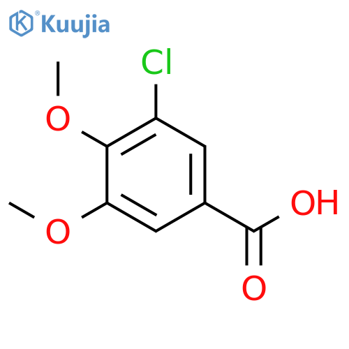 3-Chloro-4,5-dimethoxybenzoic Acid structure