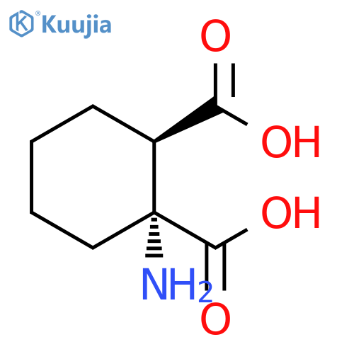 1,2-Cyclohexanedicarboxylicacid,1-amino-,(1R,2R)-rel-(9CI) structure