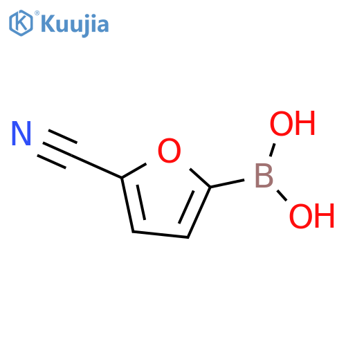 (5-Cyanofuran-2-yl)boronic acid structure