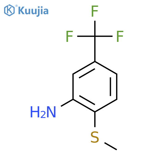 3-Amino-4-(methylthio)benzotrifluoride structure