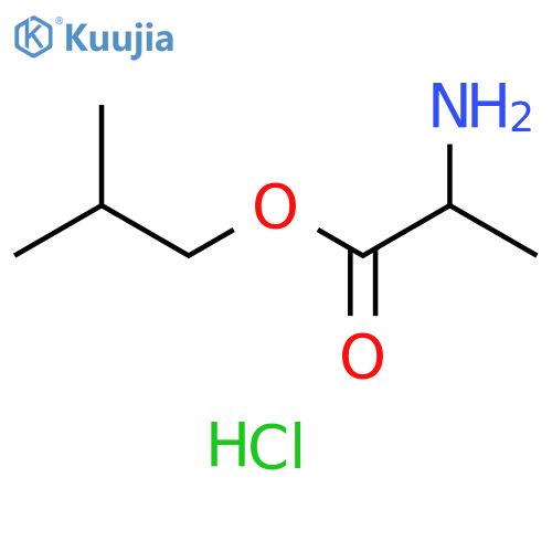 Alanine, 2-methylpropyl ester, hydrochloride (9CI) structure