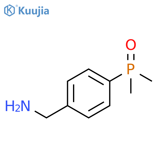 (4-(Aminomethyl)phenyl)dimethylphosphine oxide structure