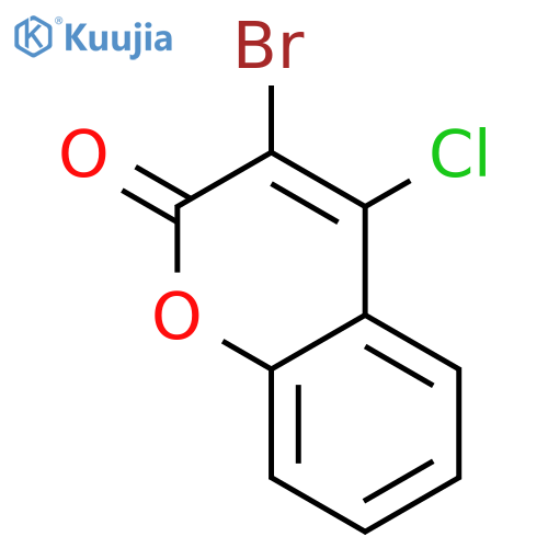 2H-1-Benzopyran-2-one, 3-bromo-4-chloro- structure