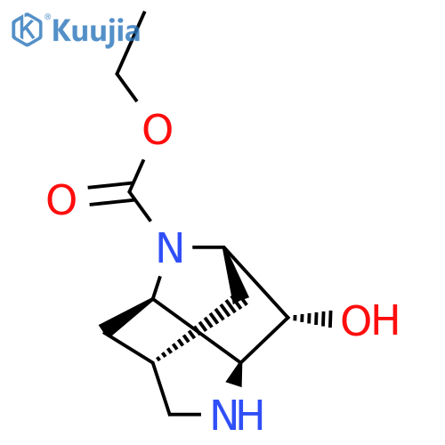 ethyl (2S,3R,3aR,6R)-3-hydroxyoctahydro-1H-2,6-methanopyrrolo[3,2-b]pyridine-1-carboxylate structure