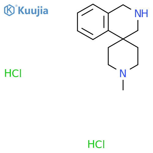 1'-methyl-2,3-dihydro-1H-spiro[isoquinoline-4,4'-piperidine] dihydrochloride structure