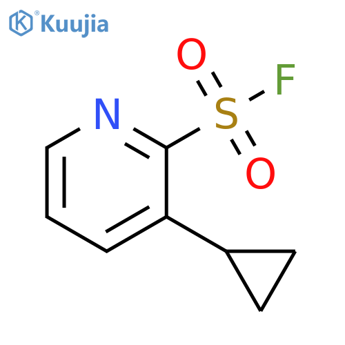 3-cyclopropylpyridine-2-sulfonyl fluoride structure