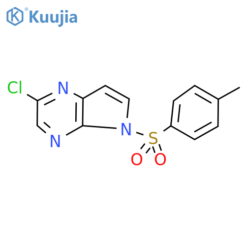 2-Chloro-5-tosyl-5H-pyrrolo[2,3-b]pyrazine structure
