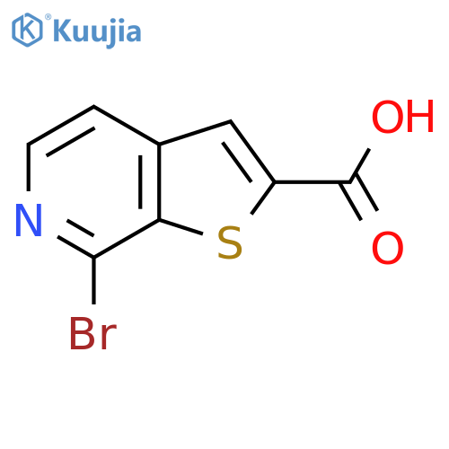 7-Bromothieno[2,3-c]pyridine-2-carboxylic acid structure