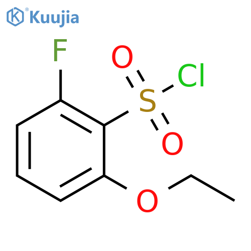 Benzenesulfonyl chloride, 2-ethoxy-6-fluoro- structure