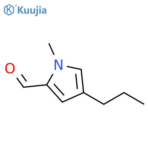 1-Methyl-4-propyl-1H-pyrrole-2-carboxaldehyde structure