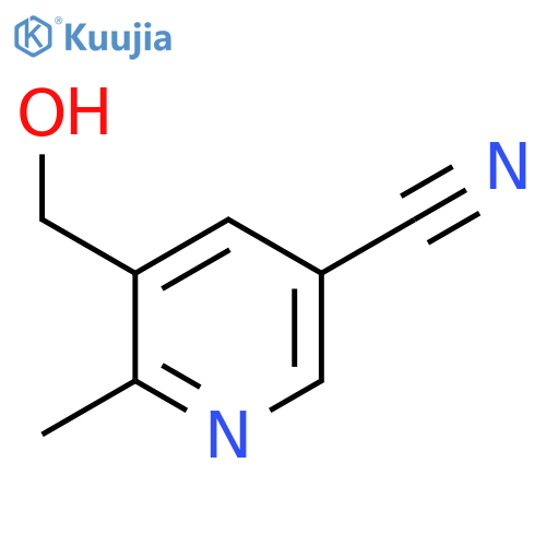 5-(Hydroxymethyl)-6-methylnicotinonitrile structure