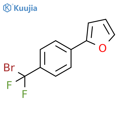 Furan, 2-[4-(bromodifluoromethyl)phenyl]- structure