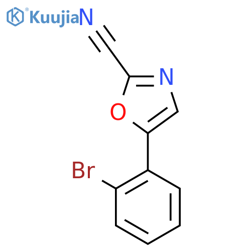 5-(2-Bromophenyl)oxazole-2-carbonitrile structure