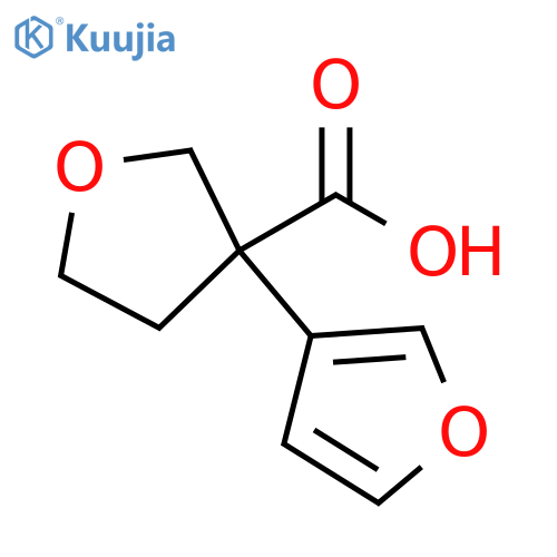 3-(furan-3-yl)oxolane-3-carboxylic acid structure