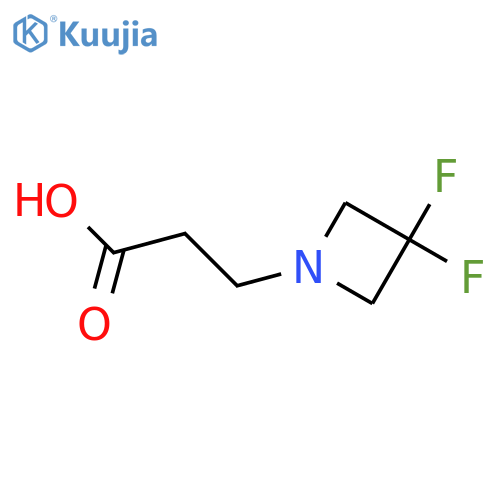 3-(3,3-Difluoroazetidin-1-yl)propanoic acid structure
