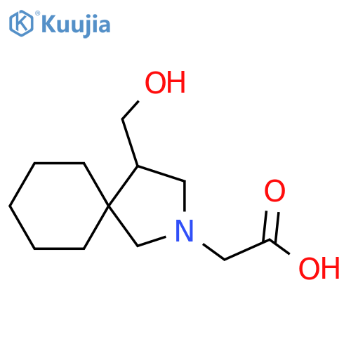 2-(4-(Hydroxymethyl)-2-azaspiro[4.5]decan-2-yl)acetic acid structure