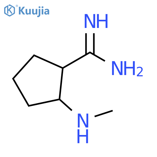 Cyclopentanecarboximidamide, 2-(methylamino)- structure