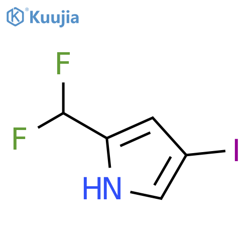 2-(Difluoromethyl)-4-iodo-1H-pyrrole structure