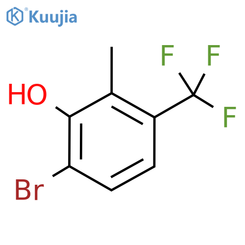 6-Bromo-2-methyl-3-(trifluoromethyl)phenol structure