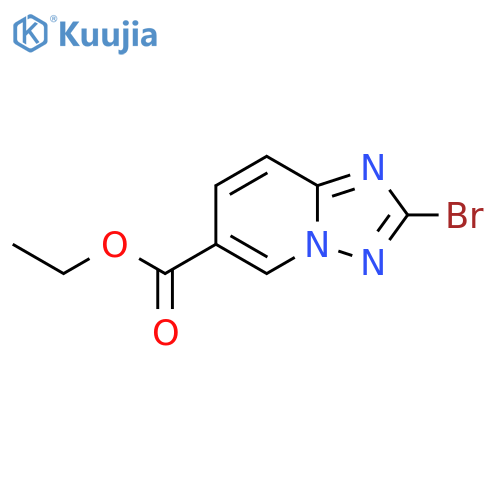 ethyl 2-bromo-[1,2,4]triazolo[1,5-a]pyridine-6-carboxylate structure