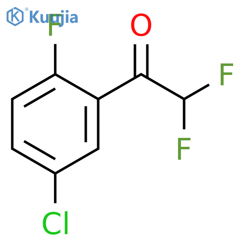 1-(5-Chloro-2-fluorophenyl)-2,2-difluoroethanone structure