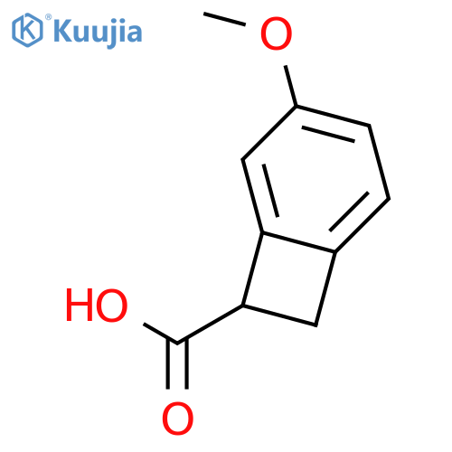 4-methoxybicyclo[4.2.0]octa-1,3,5-triene-7-carboxylic acid structure