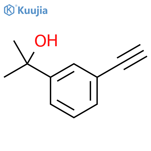 2-(3-ethynylphenyl)propan-2-ol structure