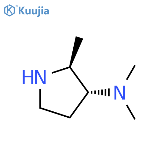 trans-N,N,2-trimethylpyrrolidin-3-amine structure
