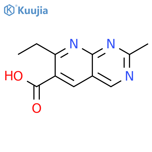 Pyrido[2,3-d]pyrimidine-6-carboxylic acid, 7-ethyl-2-methyl- structure