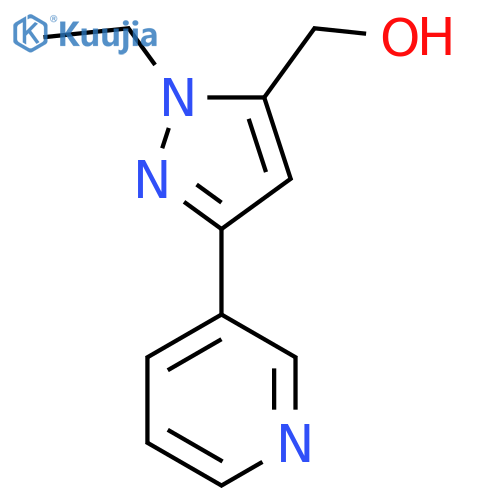 (1-ethyl-3-(pyridin-3-yl)-1H-pyrazol-5-yl)methanol structure