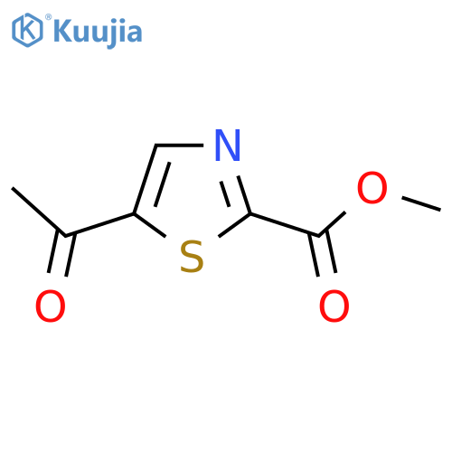 Methyl 5-acetylthiazole-2-carboxylate structure