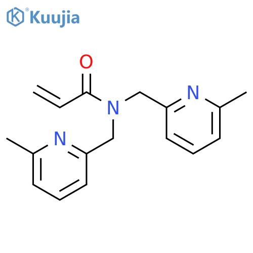 N,N-Bis[(6-methyl-2-pyridinyl)methyl]-2-propenamide structure