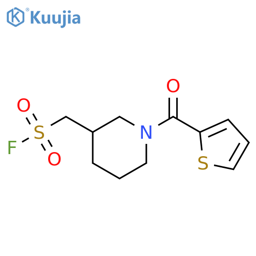 1-(2-Thienylcarbonyl)-3-piperidinemethanesulfonyl fluoride structure