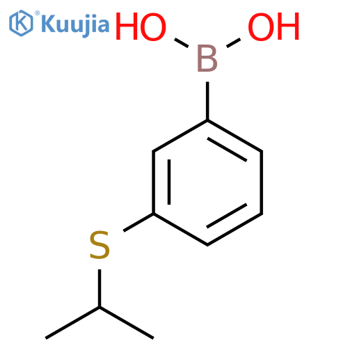 3-(Isopropylthio)phenylboronic acid structure
