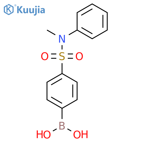 4-[Methyl(phenyl)sulfamoyl]benzeneboronic acid structure