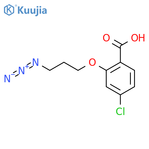 2-(3-Azidopropoxy)-4-chlorobenzoic acid structure