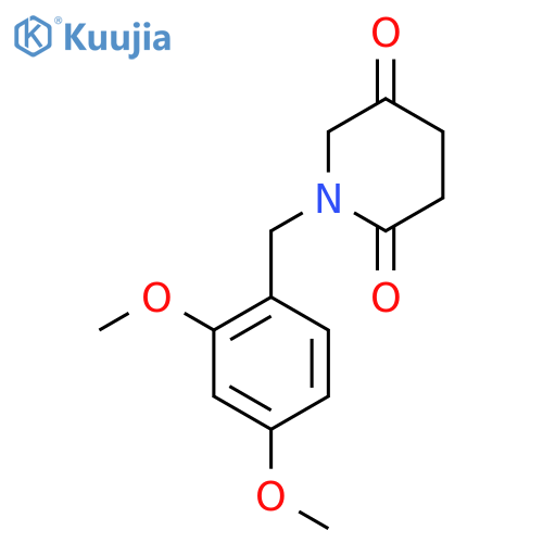 1-(2,4-Dimethoxy-benzyl)-piperidine-2,5-dione structure