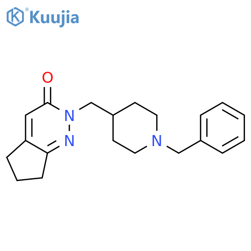 2-[(1-benzylpiperidin-4-yl)methyl]-2H,3H,5H,6H,7H-cyclopenta[c]pyridazin-3-one structure