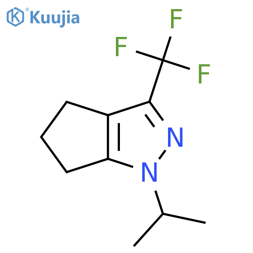 1-Isopropyl-3-(trifluoromethyl)-1,4,5,6-tetrahydrocyclopenta[c]pyrazole structure