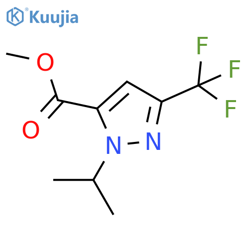 methyl 1-isopropyl-3-(trifluoromethyl)-1H-pyrazole-5-carboxylate structure