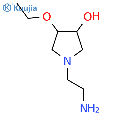 1-(2-Aminoethyl)-4-ethoxypyrrolidin-3-ol structure
